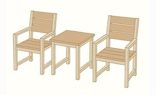 Изображение для товара Комплект из 8 стульев и 3 столов